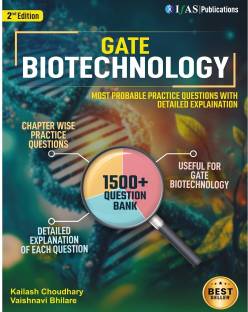 GATE Biotechnology Practice Questions Book  - 1500+ Most Probable Questions with Detailed Solutions—Best Practice Book for GATE Biotechnology Exam