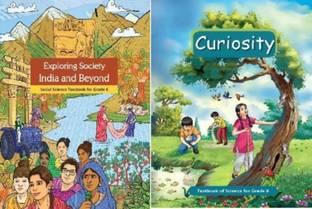 NCERT class 6 Textbook Curiosity Science & Exploring Society India and Beyond Social Science combo set of 2 books