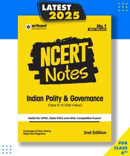 NCERT Notes Indian Polity & Governance| Flow Charts| Tables| Tamil Nadu & NIOS Board| for UPSC| UPPSC| BPSC| JPSC| MPPSC| One Liner for UPSC/IAS Preparation| State Civil Services & other Competitive Exams Class 6+12 Old + New Paperback, Sundram Thakur, Shoaib Khan, Surya Singh|New Latest Edition For 2025-2026 2025 Edition