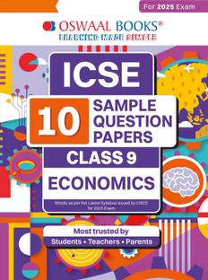 Oswaal ICSE | 10 Sample Question Papers | Class 9 | Economics (For 2025 Exam)