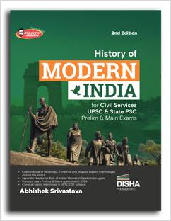 History of Modern India for Civil Services UPSC & State PSC Prelim & Main Exams | Previous Year Questions PYQs | powered with Expert’s Advice, Prelims & Mains Pointers
