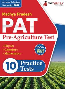 MP PAT : Pre Agriculture Test PCM Book  - (English Edition) 2024 | Physics, Chemistry and Mathematics | 10 Full Practice Tests with Free Access To Online Tests