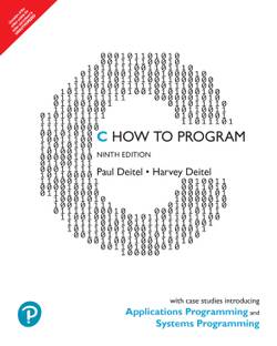 C How to Program