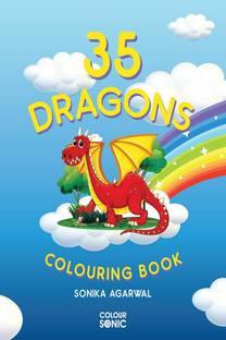 35 Dragons Colouring Book