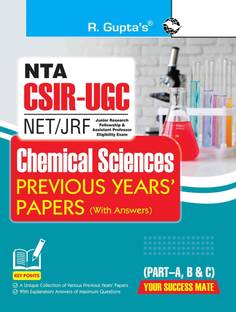 Joint CSIR-UGC NET: Chemical Sciences - Previous Years' Papers (Solved)