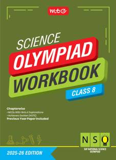MTG National Science Olympiad (NSO) Workbook Class 8 - Chapterwise Quick Recap, Previous Year Solved Paper & Achievers Section - SOF Olympiad Books For 2025-26 Exam