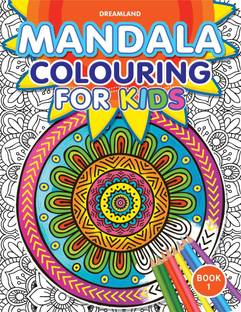 Mandala Colouring for Kids  - Creative Colouring for Children Age 5–15 with Crayons, Pencils & Gel Pens (Book 1)