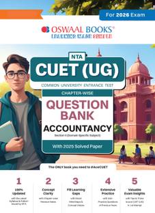 Oswaal NTA CUET (UG) Chapter-wise Question Bank Accountancy For 2026 Exam