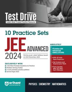 (OldEditon)ArihantTestDrive10PracticeSetsForJEEAdvanced2024|LatestSyllabus