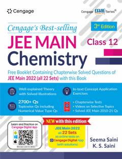 JEE Main Chemistry: Class 12 (Book + Booklet) with Free Online Assessments and Digital Content 2023