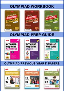 MTG Class-5 Mathematics, Science & English (IMO-NSO-IEO) Olympiad Workbook, Prep-Guide & Previous Years Papers (PYQs) - SOF Olympiad Books For 2025-26 Exam (Set of 9 Books)