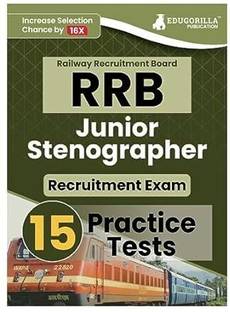 RRB Junior Stenographer Recruitment Exam Book (English Edition)  - 2024 | Railway Recruitment Board | 15 Practice Tests (2200+ Solved MCQs) with Free Access To Online Tests