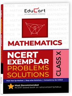 Educart NCERT Exemplar Class 10 Mathematics 2025 Problems Solutions (For 2025-26 Board Exam)