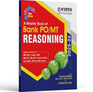 EVidya Master book of IBPS Bank PO/MT REASONING 2023
