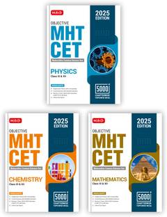 MTG Objective MHT CET Physics, Chemistry, Mathematics Book for 2025 Exam | 15000+ PCM MCQs with Previous 5 Years Chapterwise Topicwise Questions (PYQs) & Mock Test Papers (Set of 3)