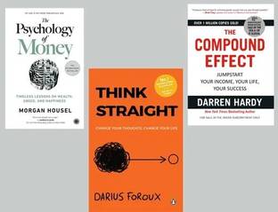 The Compound Effect or The Psychology of Money and Think Straight (3 book set)