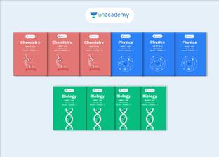 Complete Guide for Class 12 | NEET UG 3.0 | Set of 10 Books for NEET UG PCB (Physics + Chemistry + Biology) by Unacademy | Latest Edition Based on NCERT Pattern | Including Concept Builder and PYQ (Previous Year Question) Exercises