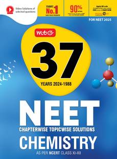 MTG 37 Years NEET Previous Year Solved Question Papers with NEET PYQ Chapterwise Topicwise Solutions - Chemistry For NEET 2025 Exam | Get Free access of Smart Book & Video Solutions (Based on Latest Syllabus)