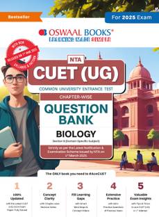 Oswaal NTA CUET (UG) Chapterwise Question Bank Biology (For 2025 Exam)