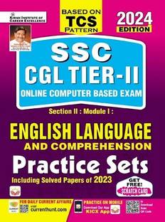 SSC CGL Tier 2 English Language Practice Sets 2024 Edition Based on TCS Pattern Including 2023 Solved Papers (English Medium) (4900)