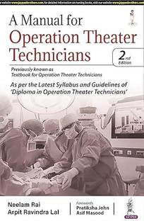 A MANUAL FOR OPERATION THEATER TECHNICIANS