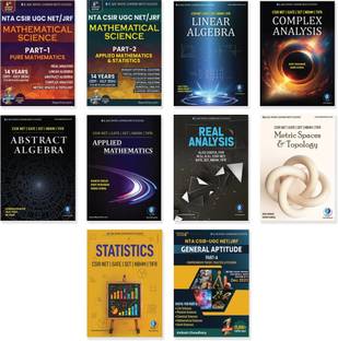 CSIR NET Mathematical Science Complete Study Material (Set of 10) - Books of Practice Questions with Solutions & Detailed Concepts  - Useful for CSIR NET, GATE, SET & TIFR