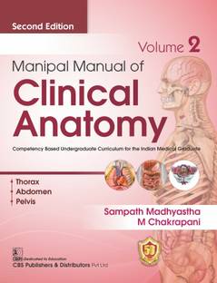 Manipal Manual of Clinical Anatomy, 2/e, Volume 2 with 2 Disc