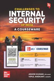Challenges to Internal Security of India Courseware (English) for UPSC CSE 2025-26 by Ashok Kumar (IPS Retd.) & Vipul Anekant (DANIPS) | 7th Edition | 20+ Online Conceptual Videos | 60+ Upsc Main Practice Questions | Full Colour ebook | Chapterwise PYQs (2013-2024) | Model Answers (2023-2024 PYQs) | Quick Revision Summary