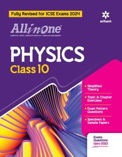 (Old Edition) Arihant All In One Class 10th Physics for ICSE Exam 2024 Fifth Edition Paperback, Mansi Garg, Jitendra Kumar Fifth Edition