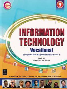 Information Technology Vocational Under NSQF Level -1 For Class 9 - CBSE - Examination 2023-2024