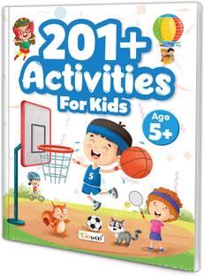 201+ Activity book for Kids - Age 5+ : Early learning activity for children, Kids activity book, Exciting Activity for kids, Mazes, Spot the differences, Matching games, Patterns, Brain games, Hide and seek, Word search, Rhymes, Puzzle, All about me, Join the dots