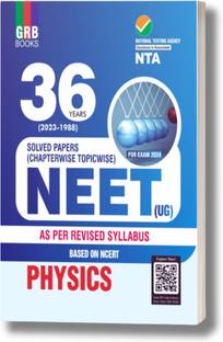 PHYSICS 36 years (2023-1988) Solved Papers (Chapterwise - Topicwise) For NEET (UG). AS PER REVISED SYLLABUS. Based On NCERT