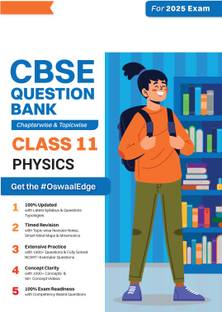 Oswaal CBSE Question Bank Class 11 Physics Hardcover Book, Chapterwise and Topicwise Solved Papers For 2025 Exams