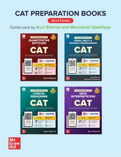 Arun Sharma CAT Bundle/Combo - Quantitative Aptitude(Quant) + Verbal Ability and Reading Comprehension(VARC) + Logical Reasoning(LR) + Data Interpretation(DI) for CAT 2025-26 Exam | Latest edition 2025-26 | SET of 4 books