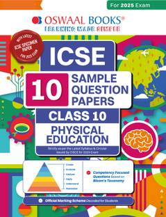 Oswaal ICSE | 10 Sample Question Papers | Class 10 | Physical Education (For 2025 Exam)