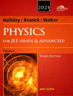 Wiley's Halliday / Resnick / Walker Physics for JEE (Main & Advanced), Vol I, 3ed, 2024