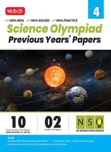 MTG NSO Class-4 Olympiad 10 Previous Years Papers (2023-2019 Set A & B) Science with Mock Test Papers - Sample OMR Sheet with Chapterwise Analysis | SOF Olympiad Books For 2024-25 Exam