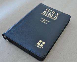 NIV Bible Bounded Leather Zip  - NIV Bible BL Zip