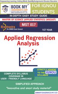 IGNOU MST 017 Applied Regression Analysis Study Material (In Depth Guide) For Ignou Student