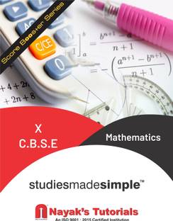 Mathematics CBSE X - Score Booster Series by Nayak's Tutorials