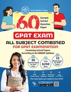 60 SAMPLE SOLVED QUESTION PAPER FOR GPAT/NIPER(COLOURED BOOK,GDC PUBLICATION)