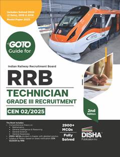 Disha Go To Guide for Railway Recruitment Board RRB Technician Grade III Recruitment CEN 02/2025 �2nd Edition