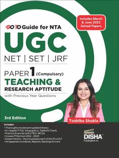 Go To Guide for NTA UGC NET/ SET/ JRF Paper 1 Teaching & Research Aptitude with Previous Year Questions 3rd Edition