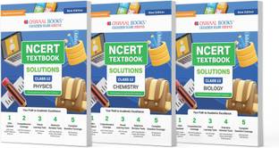Oswaal NCERT Textbook Solutions Class 12 | Physics | Chemistry | Biology | Set Of 3 Books | For Latest Exam