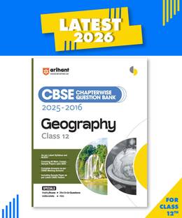 Arihant CBSE Chapterwise Question Bank 2025?2016 for Class 12 Geography Latest Syllabus Includes Solved Papers, Sample Papers, and CBSE Marking Scheme