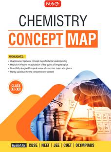 MTG Concept Map For NEET/JEE Chemistry Book (Class 11th & 12th) 2025 Exam | Covers Chapterwise Topicwise Concept Map/Mind Map, Quick Review of Important Topics | For CBSE, CUET, Olympiads