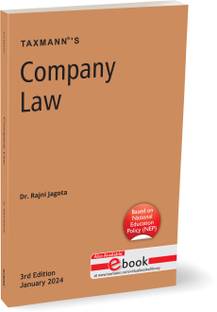 Taxmann's Company Law – Updated, concise & clear study material provided in a compact manner with case laws, illustrations, practical problems under NEP, etc., for B.Com. | UGCF