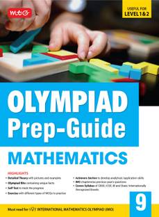 MTG Olympiad Prep-Guide Class 9 Mathematics (IMO) - Detailed Theory, Self Test with IMO Chapterwise Previous Year Question Paper For SOF 2024-25 Exam
