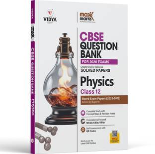 Maxx Marks CBSE Class 12 Physics Question Bank for 2026 Board Exam
