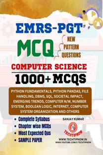 EMRS PGT MCQ Computer Science